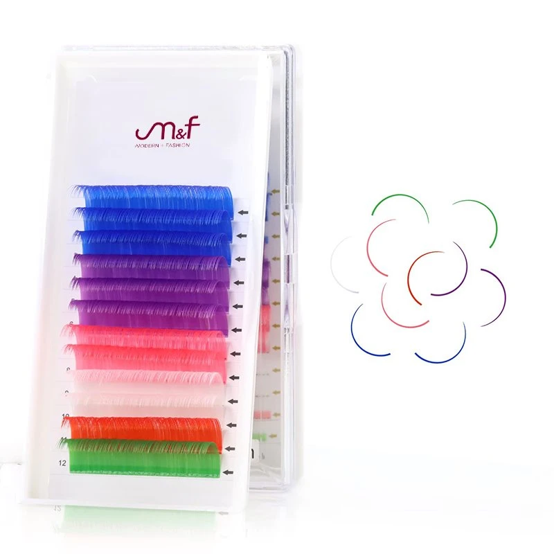 clolred lashes extension clolred lashes extension
